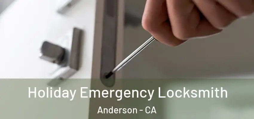  Holiday Emergency Locksmith Anderson - CA